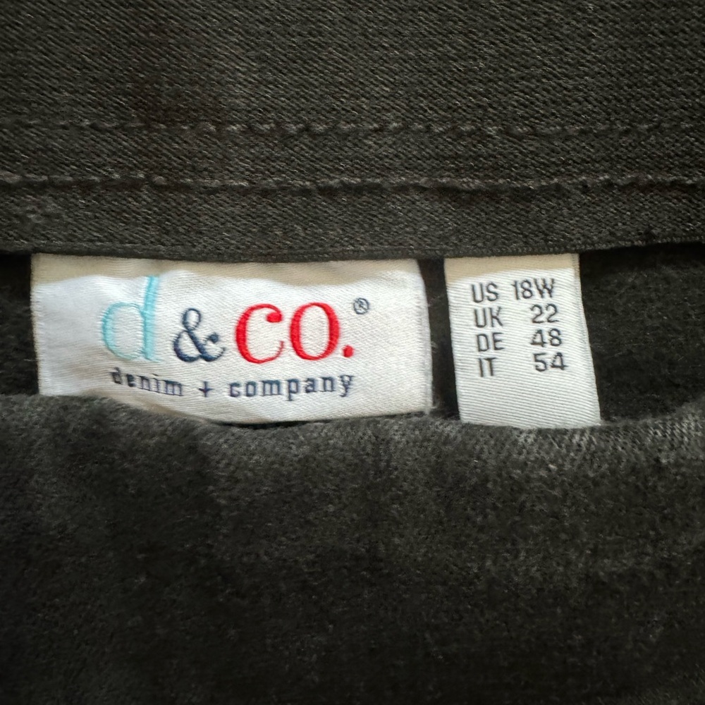 Denim & Co Black Cozy Touch pull on regular Jeggings - Picture 6 of 8
